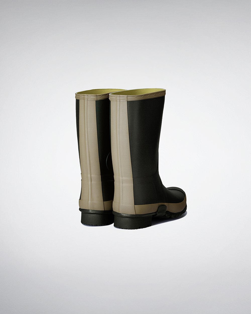 Botas de Lluvia Cortas Hunter Hombre - Gardener - Verde Oscuro Oliva - FGLPXQR-79